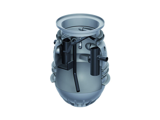 grease separator for undeground installation