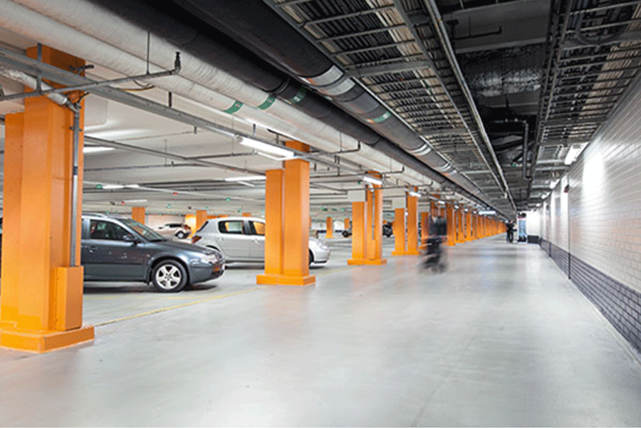 Parking Are LED lights with Sensors