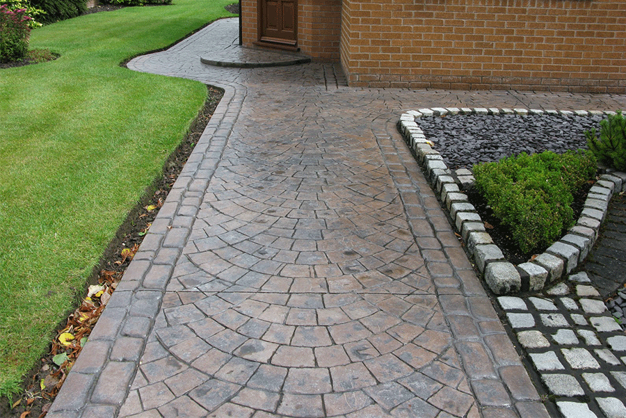 stamp concrete flooring